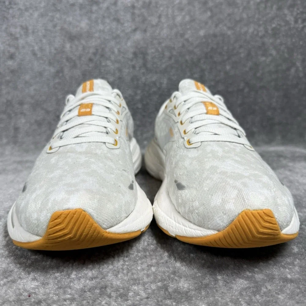 Brooks Adrenaline GTS 23 Blanc Gray Sunflower Running Shoes Women's 9